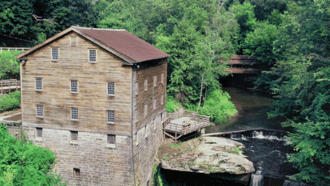 Mill along a creek