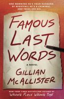 Cover for Famous Last Words