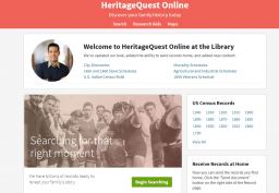 Screenshot of Heritage Quest
