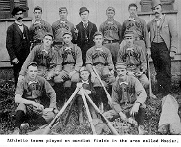 Group of 1920s baseball players