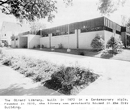 Photo of library in 1973